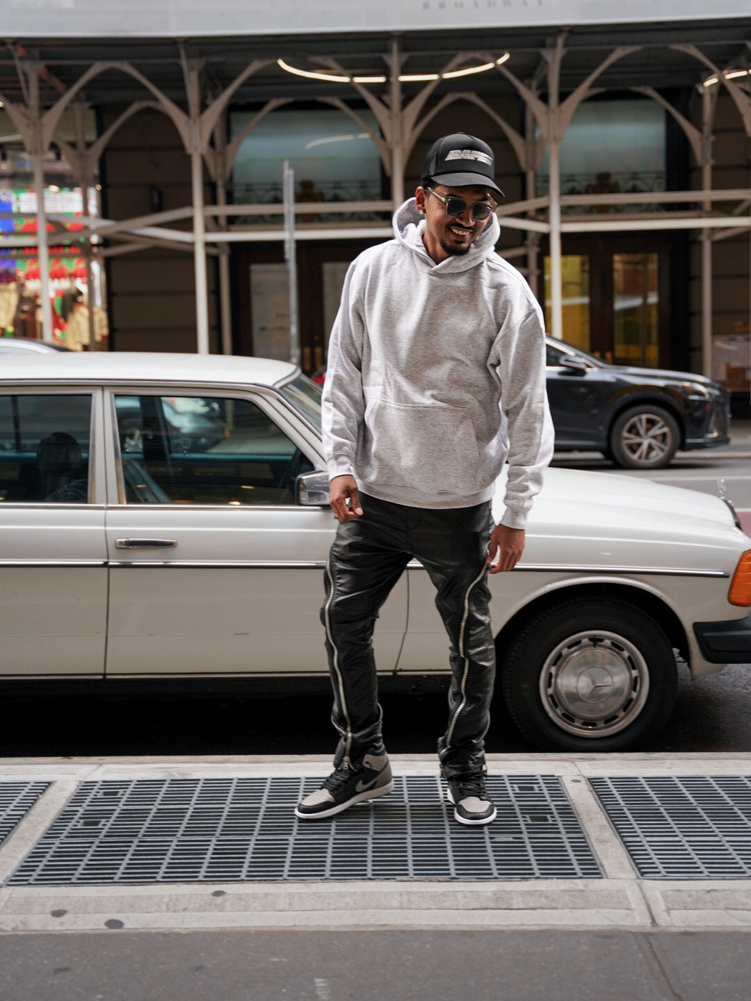 Blank Hoodie Back View - Clean Print Area for Custom Branding